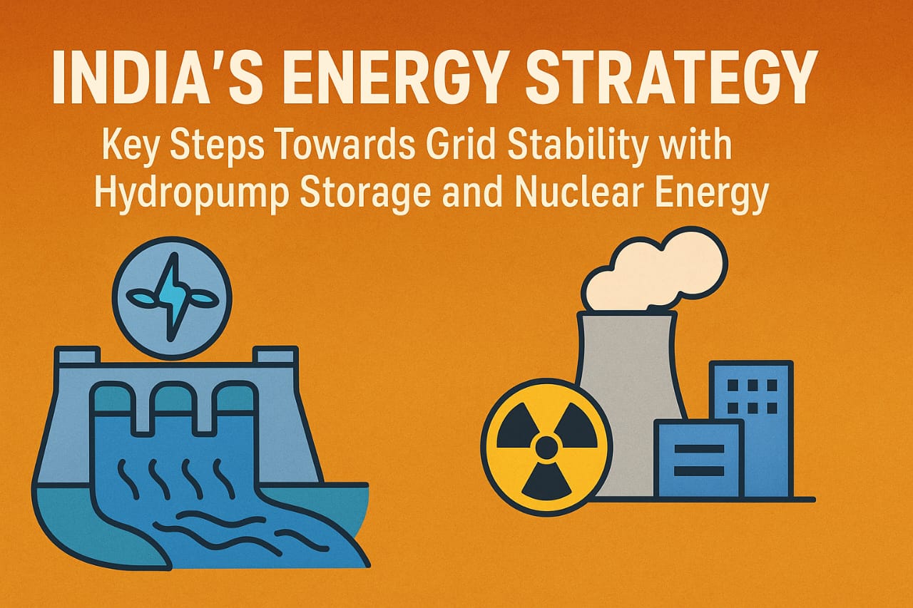 **India's Energy Policy: Key Steps Towards Grid Stability with Hydropump Storage and Nuclear Energy**